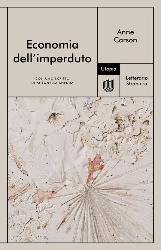 Copertina di Economia dell'imperduto di Anne Carson